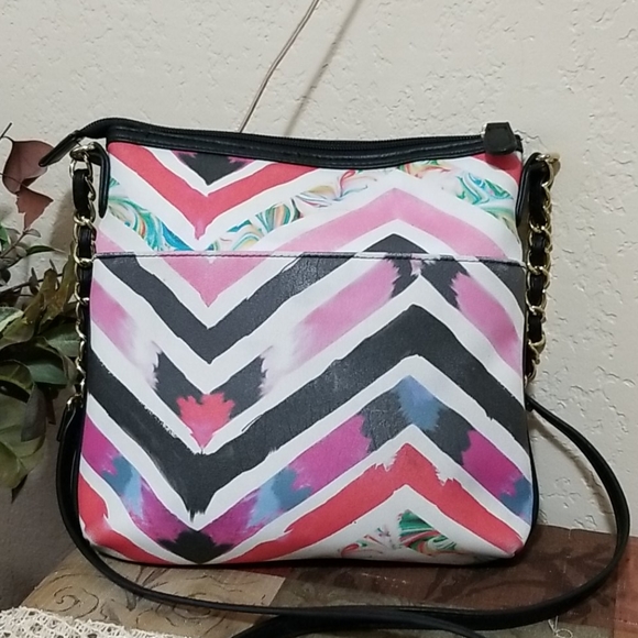 Nicole by Nicole Miller COLORFUL Crossbody Handbag - Picture 5 of 13